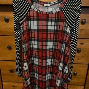 Ladies Mini Dress, Long Sleeve